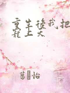 重生后我把丈夫宠上天