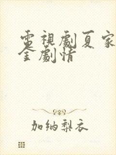 电视剧夏家三千金剧情