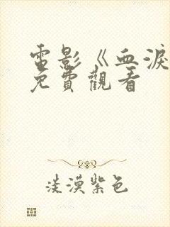 电影《血泪史》免费观看