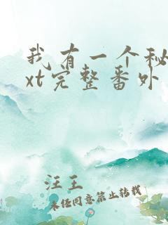 我有一个秘密txt完整番外