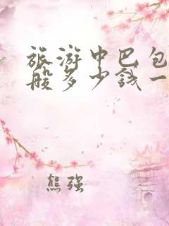 旅游中巴包车一般多少钱一天