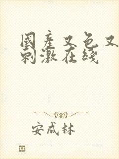 国产又色又爽又刺激在线