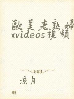 欧美老熟妇sexvideos视频