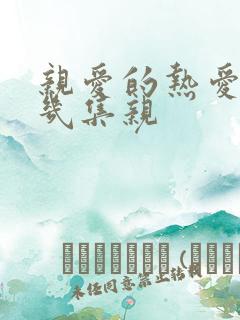 亲爱的热爱的第几集亲