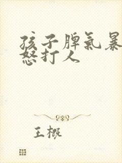 孩子脾气暴躁易怒打人