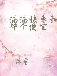 滴滴快车和专车哪个便宜