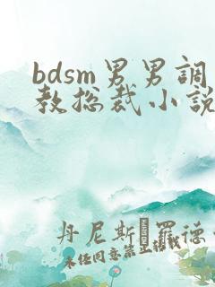 bdsm男男调教总裁小说