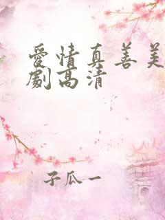 爱情真善美电视剧高清