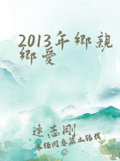 2013年乡亲乡爱
