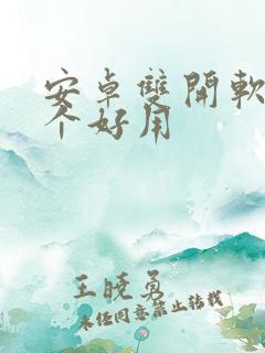 安卓双开软件哪个好用