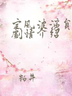 定风波演员表及剧情介绍