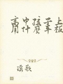 高中孩子上网课用什么平板