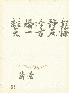 离婚冷静期30天一方反悔怎么办