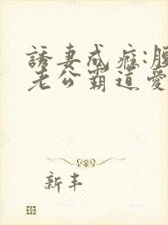 诱妻成瘾:腹黑老公霸道爱