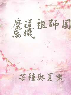 魔道祖师图片蓝忘机