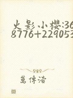 火影小樱:368776+229053