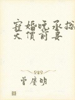 宠婚晚承总裁的天价前妻