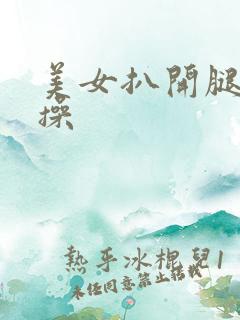 美女扒开腿被人操