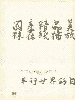 国产精品美女丝袜在线播放