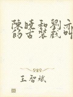 陈晓和刘亦菲演的古装戏叫什么名字