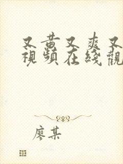 又黄又爽又色的视频在线观看