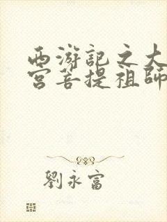 西游记之大闹天宫菩提祖师