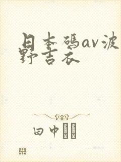 日本码av波多野吉衣