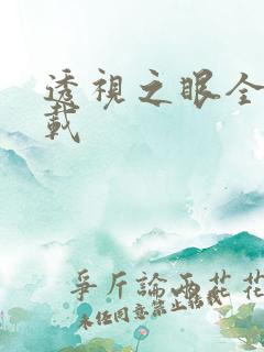 透视之眼全文下载