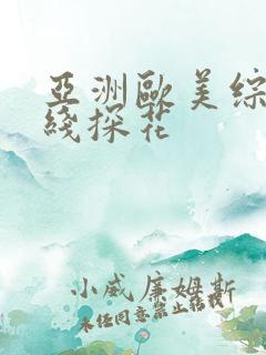 亚洲欧美综合在线探花