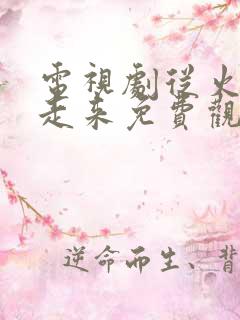 电视剧从火光中走来免费观看