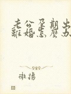 老公孕期出轨要离婚怎么办我不想离