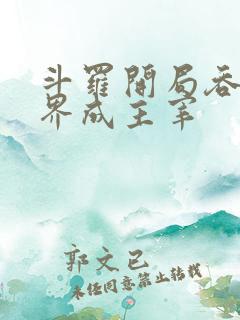 斗罗开局吞噬万界成主宰