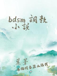 bdsm 调教 小说