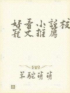 好看小说校园甜宠文推荐