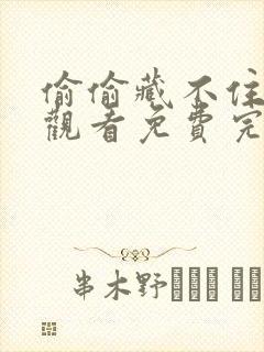 偷偷藏不住在线观看免费完整版
