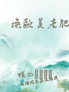 操欧美老肥熟妇