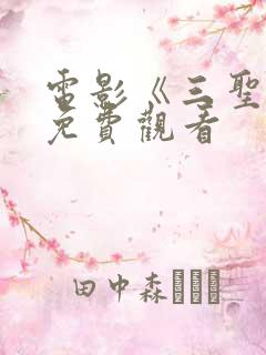 电影《三圣母》免费观看