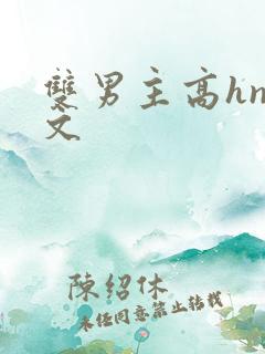 双男主高hnp文