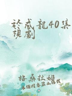 于成龙40集电视剧