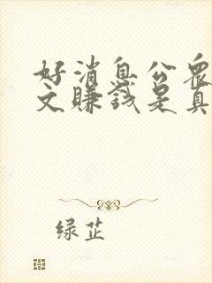 好消息公众号推文赚钱是真的吗