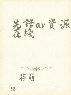 先锋av资源网在线