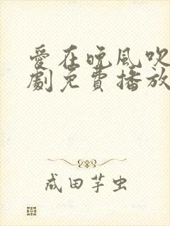 爱在晚风吹时短剧免费播放全集
