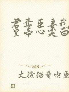君夺臣妻我成了皇帝心尖白月光 君夺臣妻我成了皇帝心尖白月光
