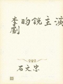 李昀锐主演电视剧
