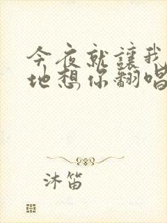 今夜就让我狠狠地想你翻唱版本