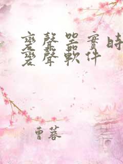 变声器实时语音变声软件