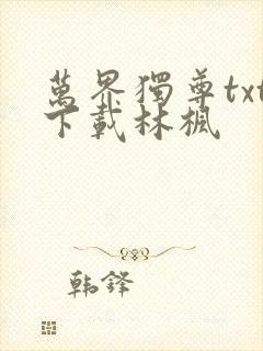 万界独尊txt下载林枫