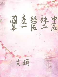 国产丝袜中文字幕一区二区三区