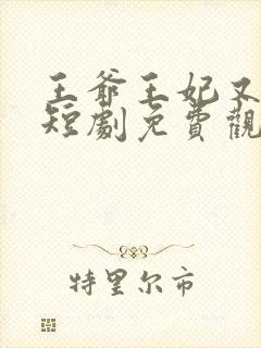王爷王妃又演上短剧免费观看