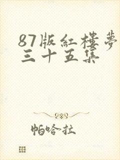 87版红楼梦第三十五集
